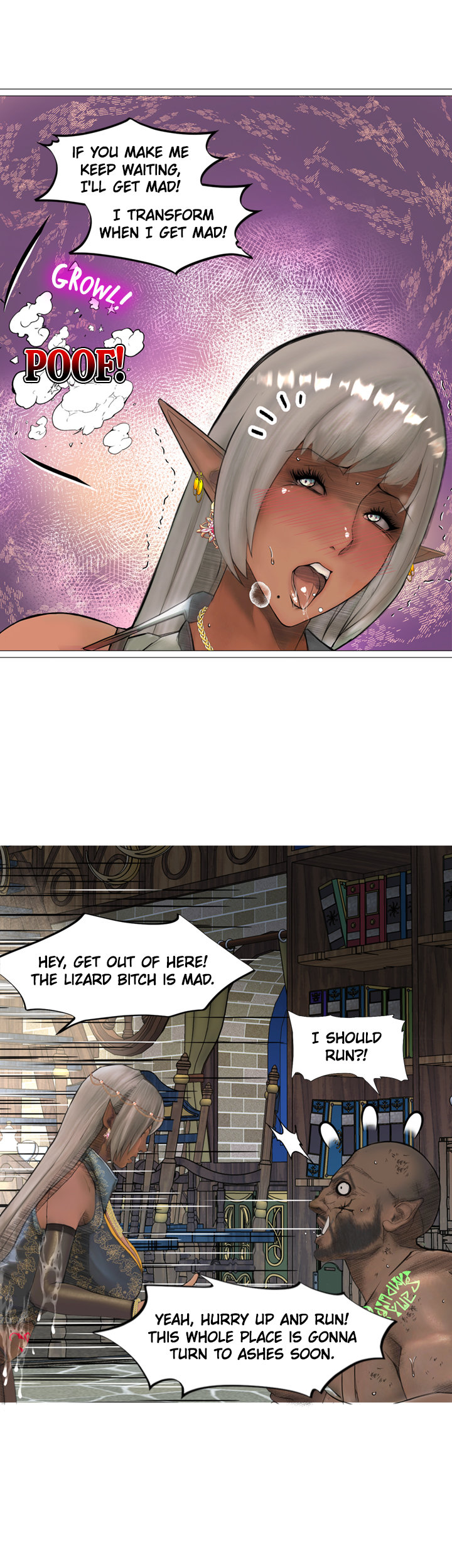 The Dark Elf Queen and the Slave Orc Chapter 20 - Manhwa18.com