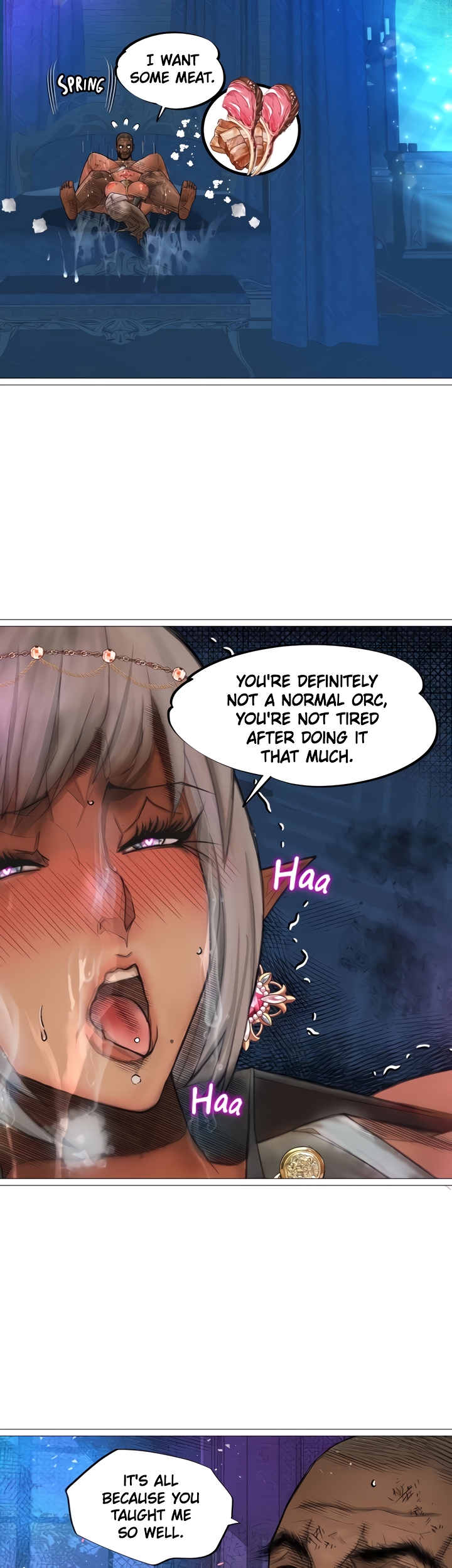 The Dark Elf Queen and the Slave Orc Chapter 24 - Manhwa18.com