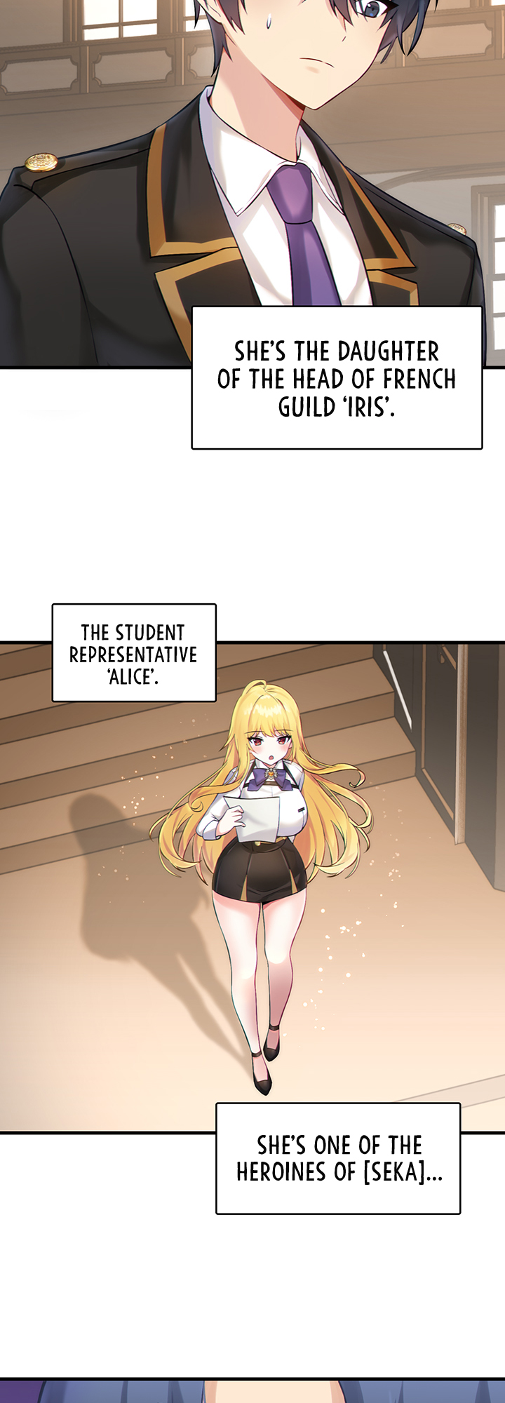 Trapped in the Academy’s Eroge Chapter 1 - Manhwa18.com