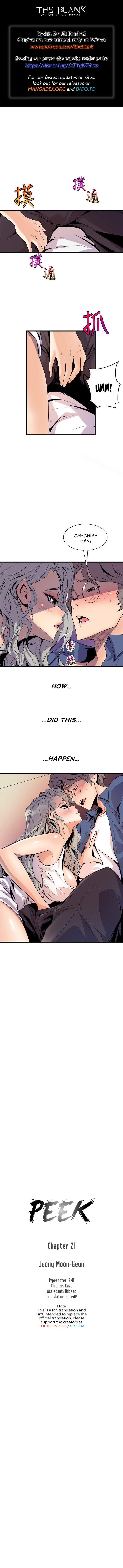 Peek Chapter 21 - Manhwa18.com