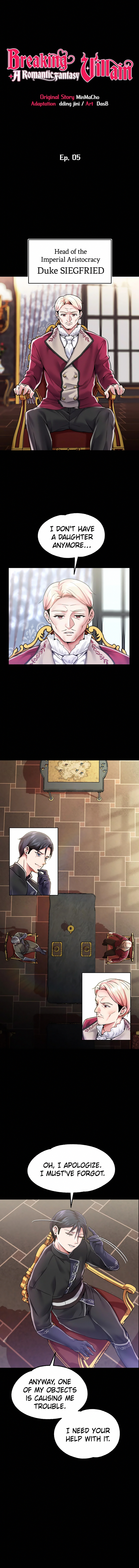 Breaking A Romantic Fantasy Villain Chapter 5 - Manhwa18.com