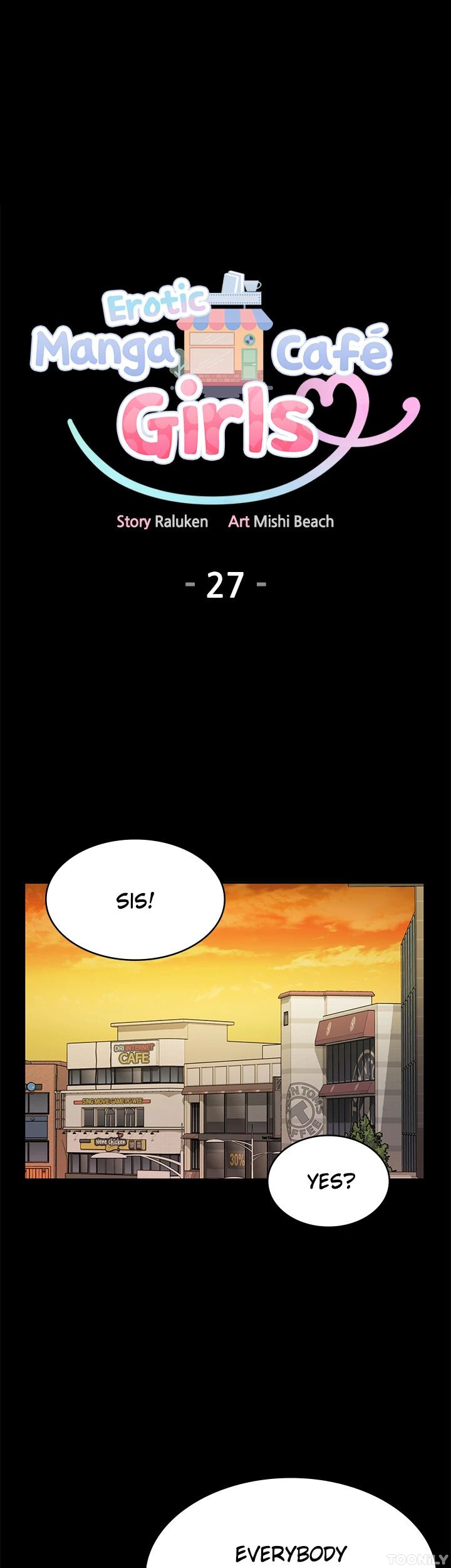 Erotic Manga Café Girls Chapter 27 - Manhwa18.com