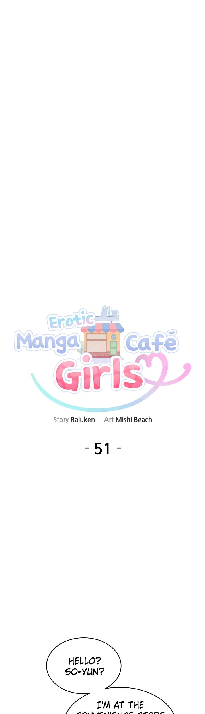 Erotic Manga Café Girls Chapter 51 - Manhwa18.com