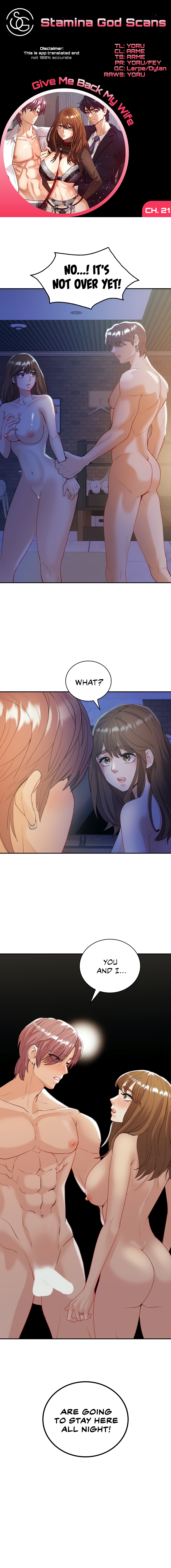 Give Me Back My Wife Chapter 21 - Manhwa18.com