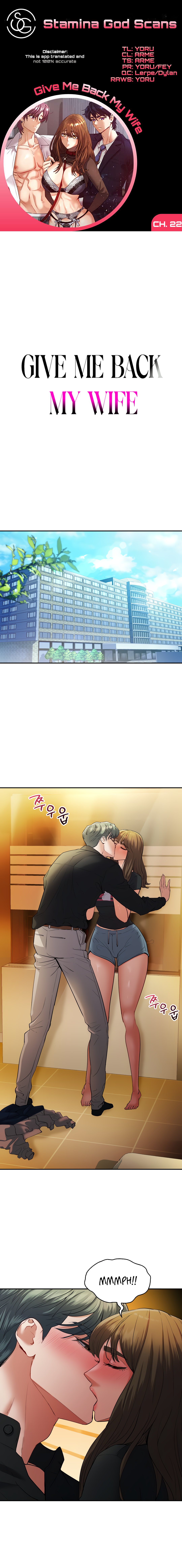 Give Me Back My Wife Chapter 22 - Manhwa18.com