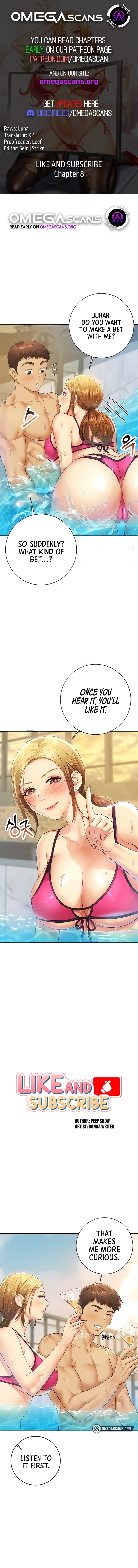 Like and Subscribe Chapter 8 - Manhwa18.com